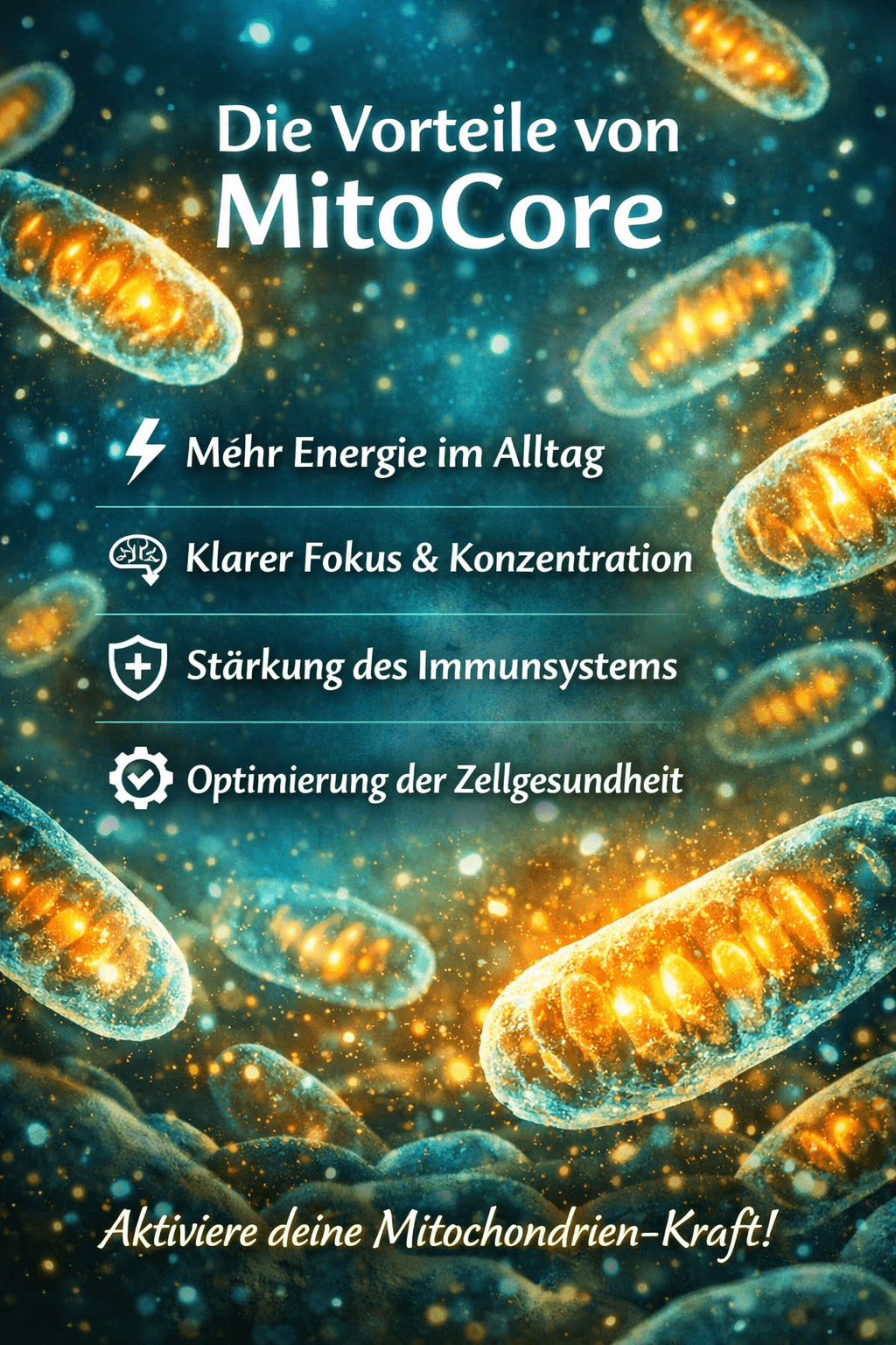 Leuchtende Mitochondrien – Energie auf Zellebene
